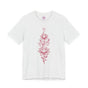 Dual Lotus Botanical Vine Rising Bloom Premium Unisex T-Shirt