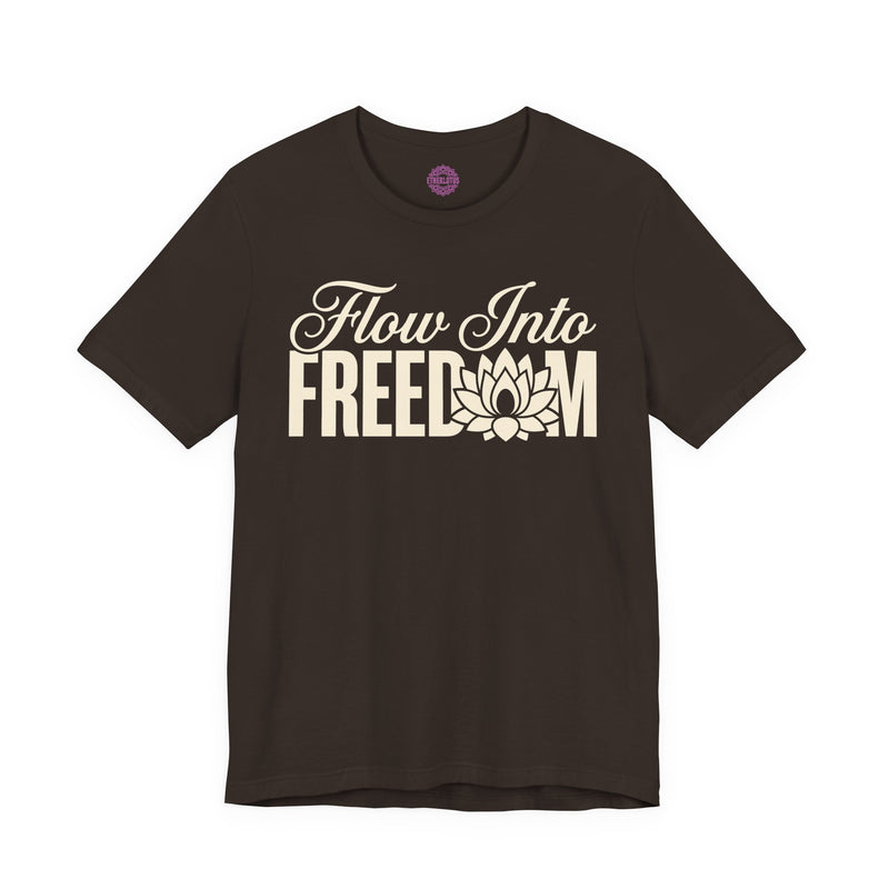 Flow Into Freedom Lotus Premium Unisex T-Shirt