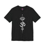 Om Lotus Unalome Ink Brush Sacred Awakening Premium Unisex T-Shirt