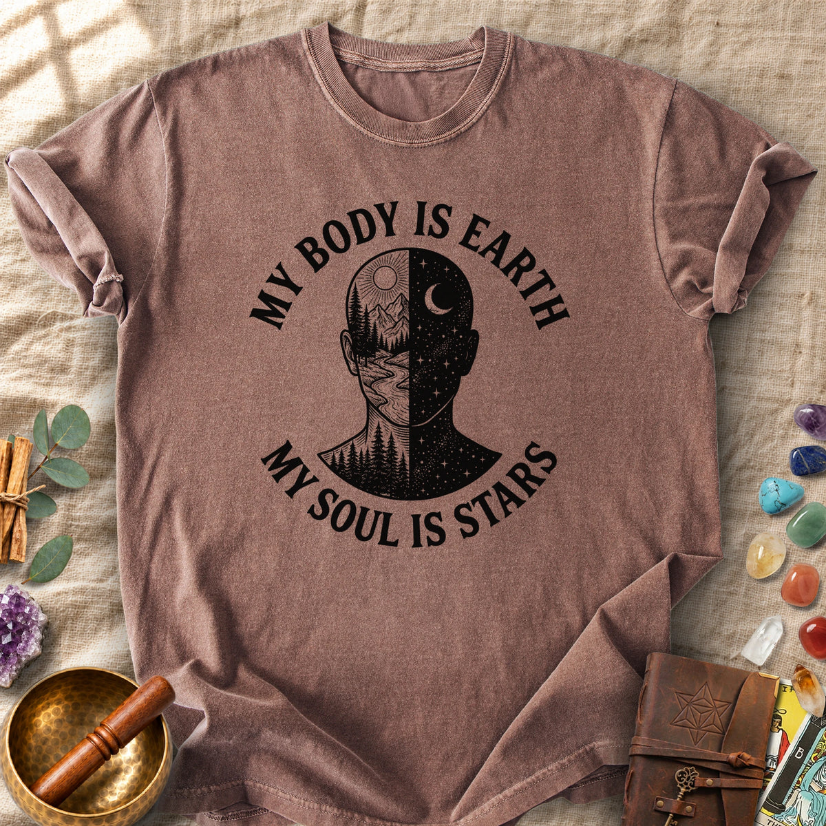 Body Is Earth Soul Is Stars Comfort Colors® Unisex T-Shirt