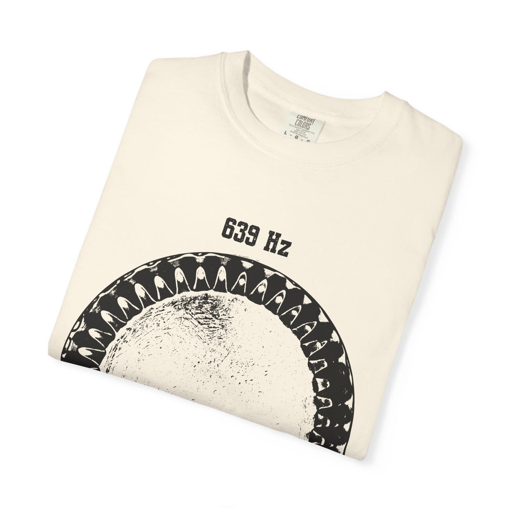 639 Hz Solfeggio Frequency Cymatics Connection Harmony Comfort Colors® Unisex T-Shirt