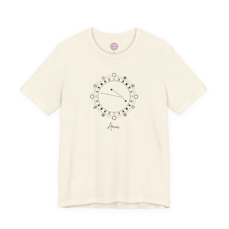 Aries Constellation Wheel Premium Unisex T-Shirt