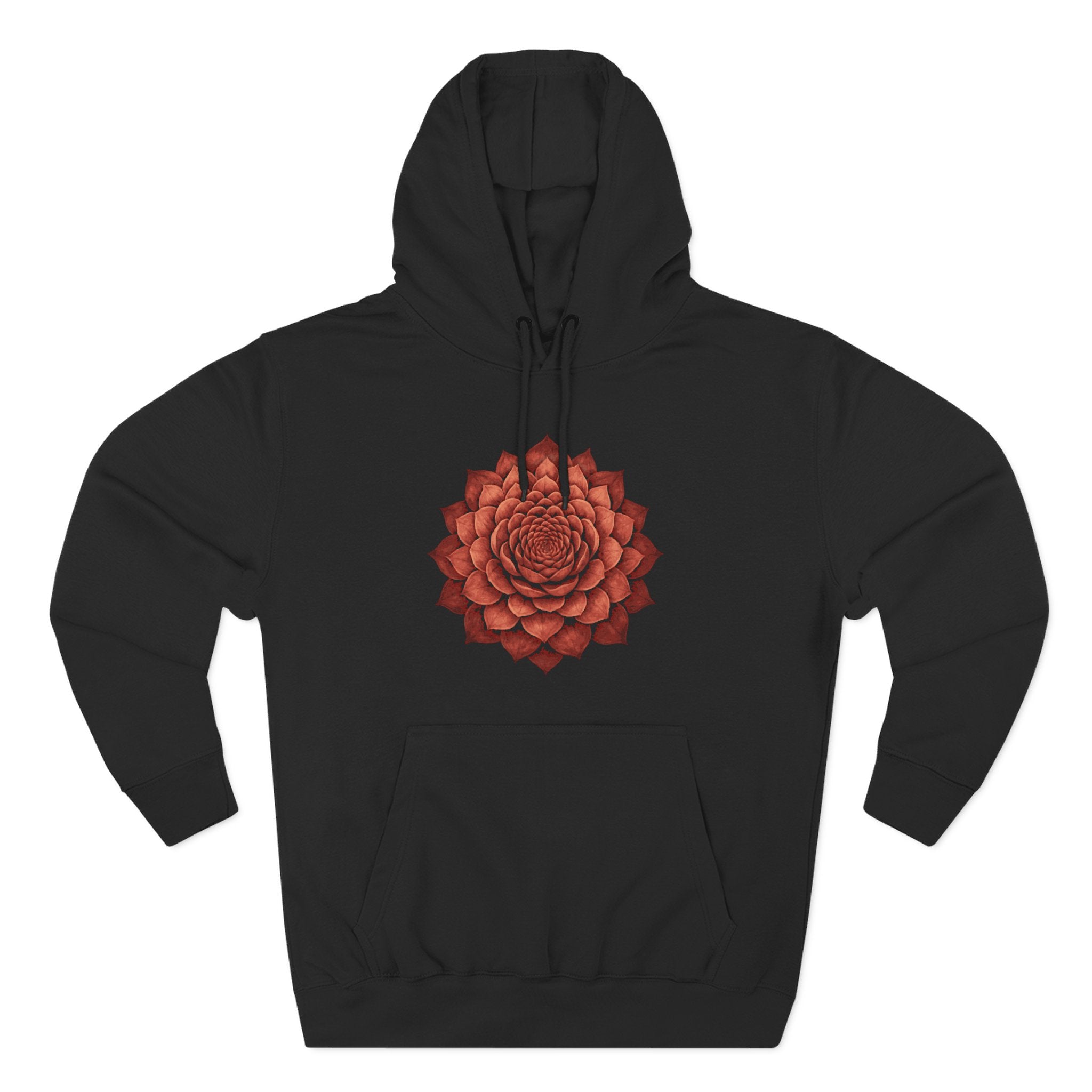 Sacred Bloom Mandala Premium Unisex Hoodie