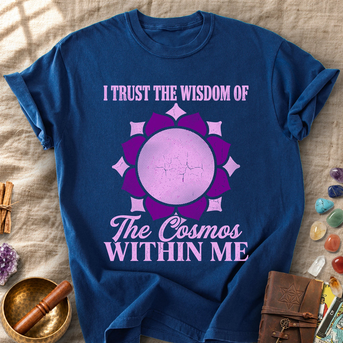 I Trust the Wisdom of the Cosmos Within Me Crown Chakra Comfort Colors® Unisex T-Shirt