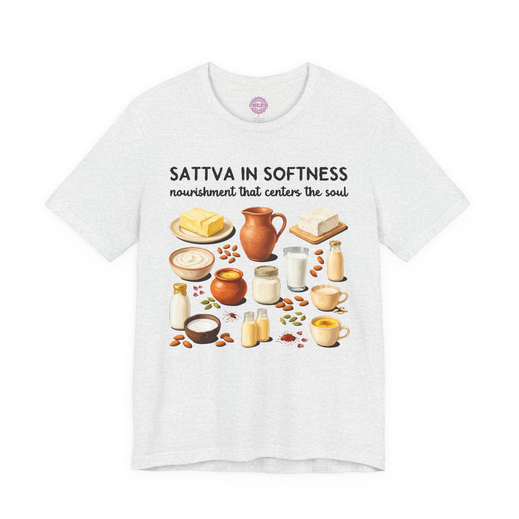 Sattva in Softness Nourishment That Centers the Soul Premium Unisex T-Shirt