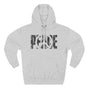 Vintage Peace Sign Spiritual Grunge Statement Premium Unisex Hoodie
