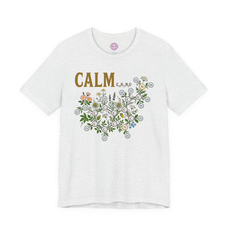 Calm Serotonin Botanical Premium Unisex T-Shirt