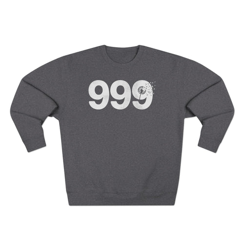 999 Angel Number Dandelion Release Premium Unisex Sweatshirt