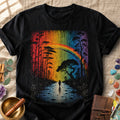 Walking Toward The Rainbow Comfort Colors® Unisex T-Shirt