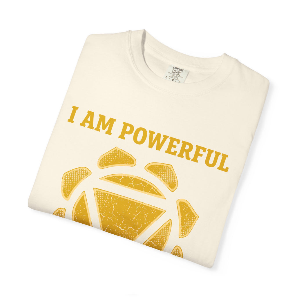 I Am Powerful Beyond Measure Solar Plexus Chakra Comfort Colors® Unisex T-Shirt