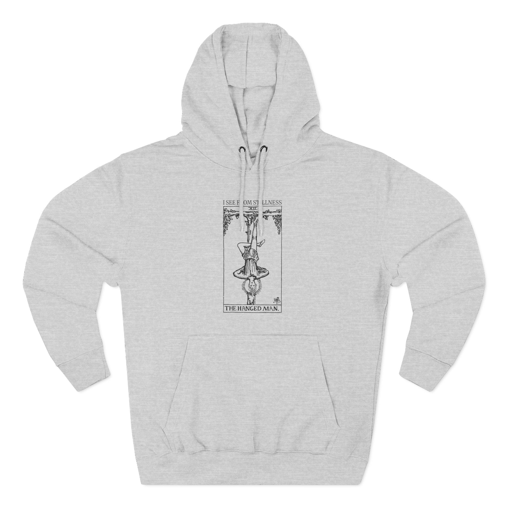 The Hanged Man See From Stillness Tarot Premium Unisex Hoodie