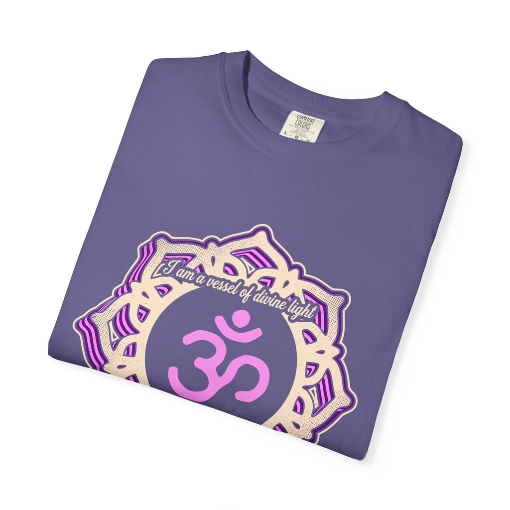 I Am a Vessel of Divine Light Connected to All That Is Crown Chakra Comfort Colors® Unisex T-Shirt