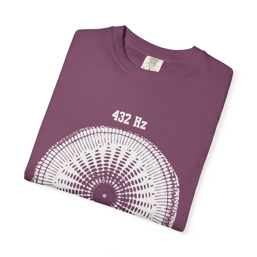 432 Hz Natural Tuning Cymatics Sacred Frequency Wellness Comfort Colors® Unisex T-Shirt