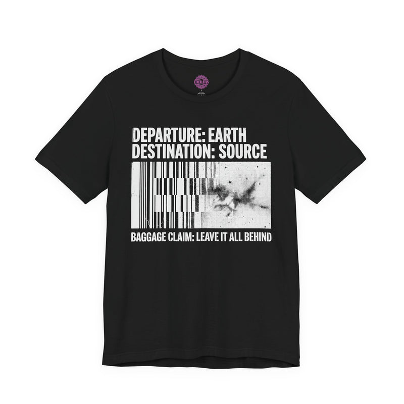 Departure Source Baggage Claim Premium Unisex T-Shirt