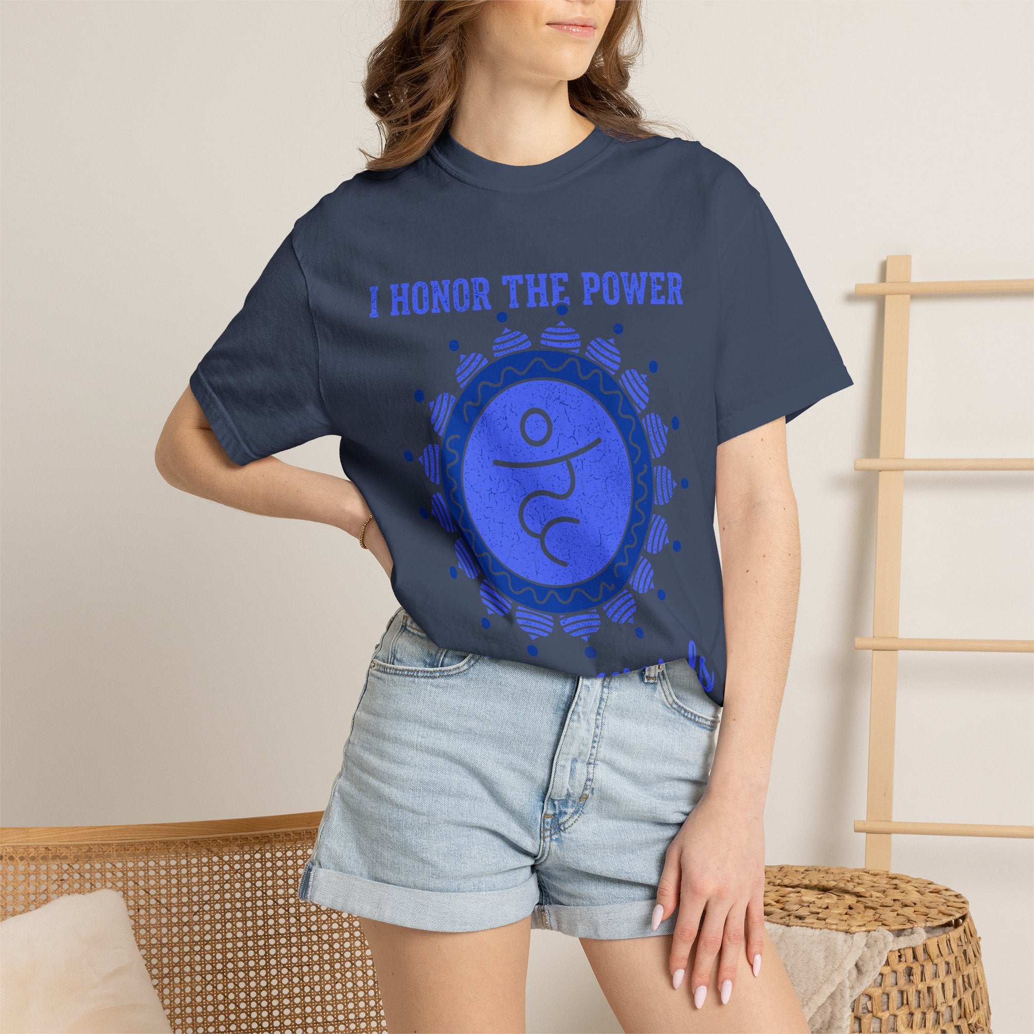 I Honor the Power of My Words Vishuddha Throat Chakra Comfort Colors® Unisex T-Shirt