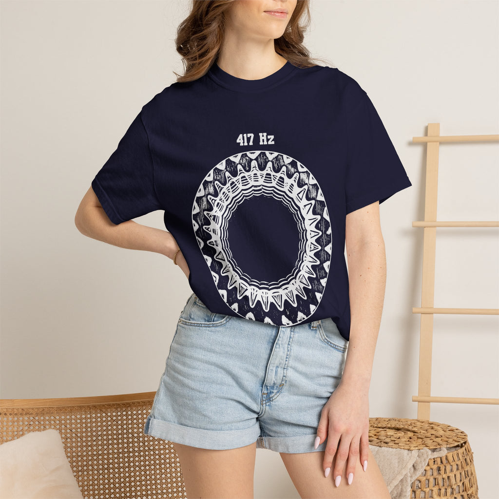 417 Hz Solfeggio Frequency Cymatics Sound Wellness Comfort Colors® Unisex T-Shirt