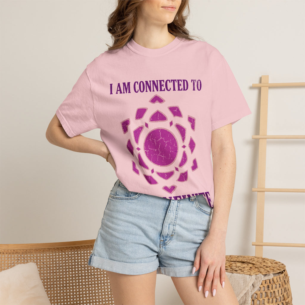 I Am Connected to the Infinite Crown Chakra Sahasrara Comfort Colors® Unisex T-Shirt