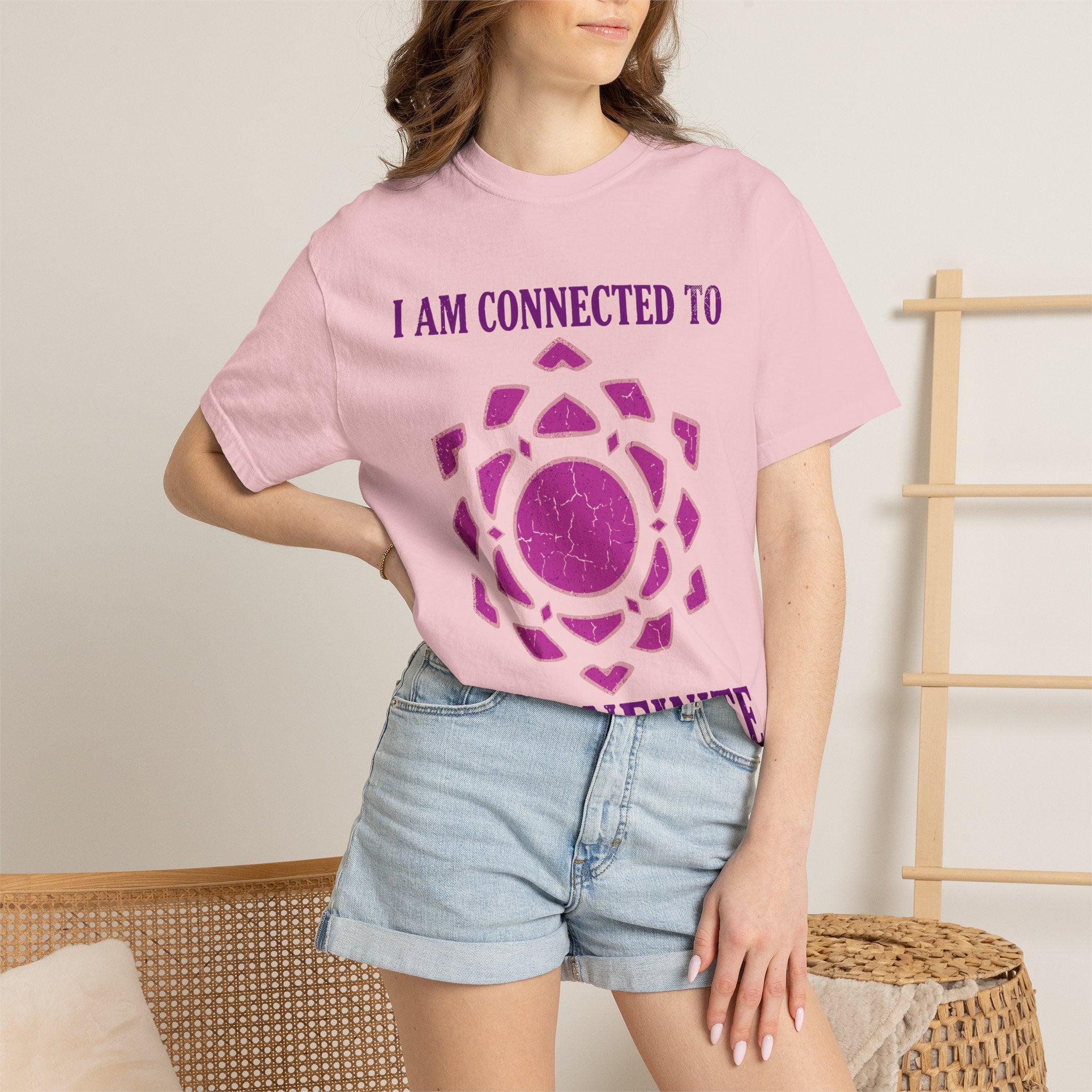 I Am Connected to the Infinite Crown Chakra Sahasrara Comfort Colors® Unisex T-Shirt