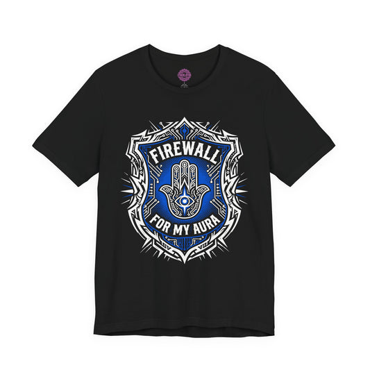 Firewall for My Aura Hamsa Shield Premium Unisex T-Shirt