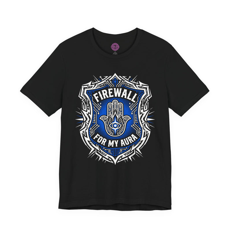 Firewall for My Aura Hamsa Shield Premium Unisex T-Shirt