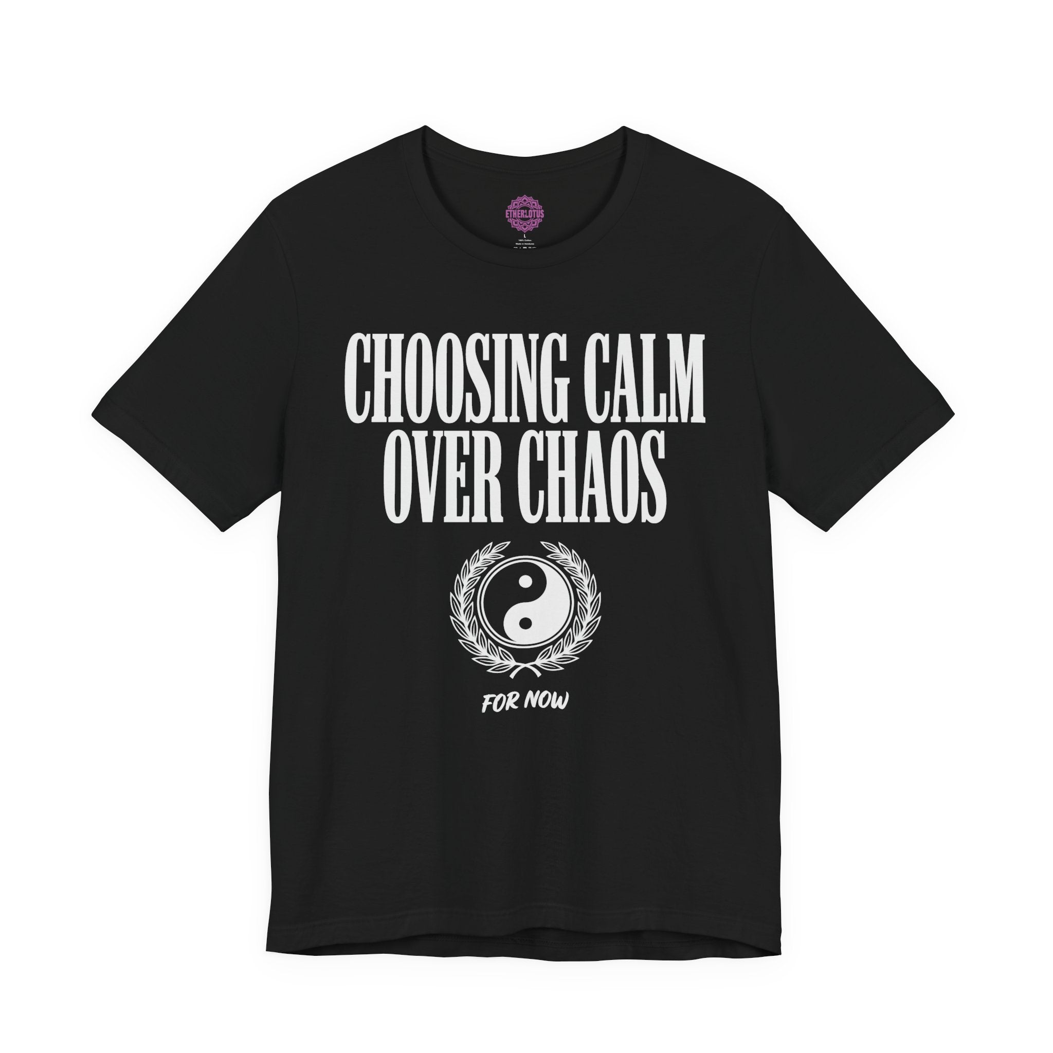 Choosing Calm Over Chaos Yin Yang Premium Unisex T-Shirt
