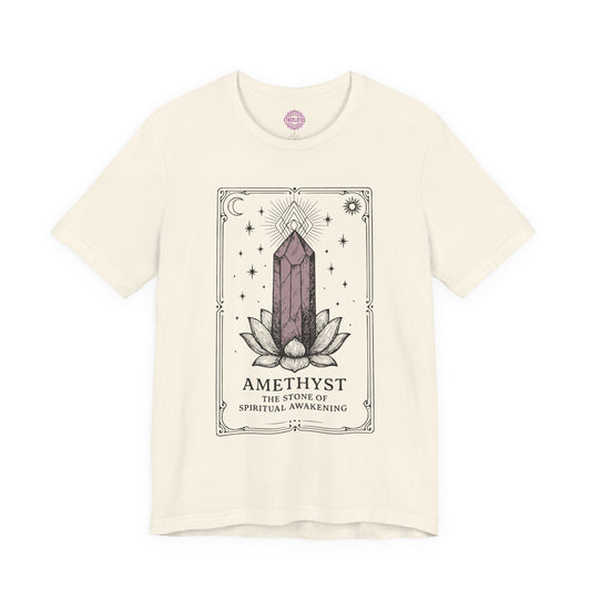 Amethyst Stone of Spiritual Awakening Premium Unisex T-Shirt