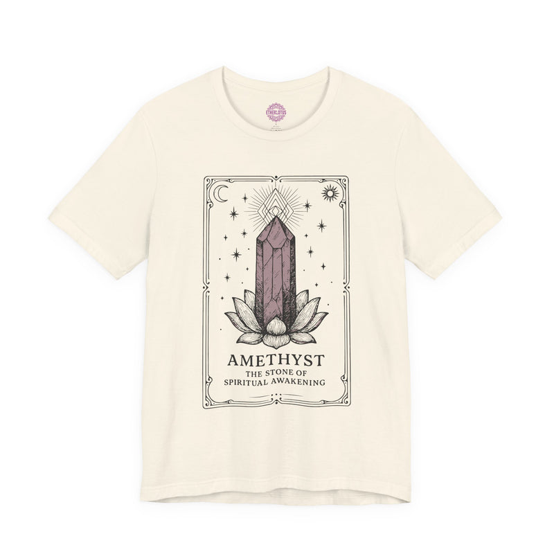 Amethyst Stone of Spiritual Awakening Premium Unisex T-Shirt