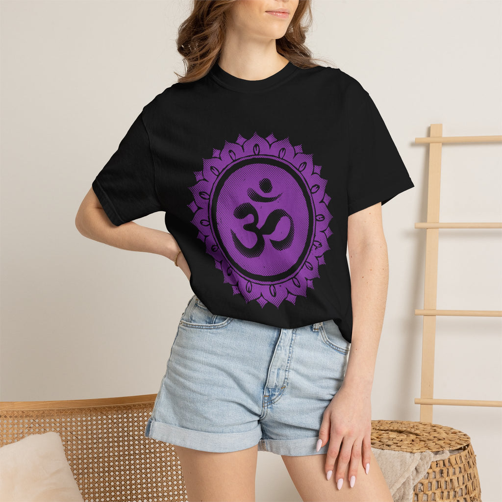 Om Sahasrara Crown Chakra Symbol Sacred Geometry Comfort Colors® Unisex T-Shirt