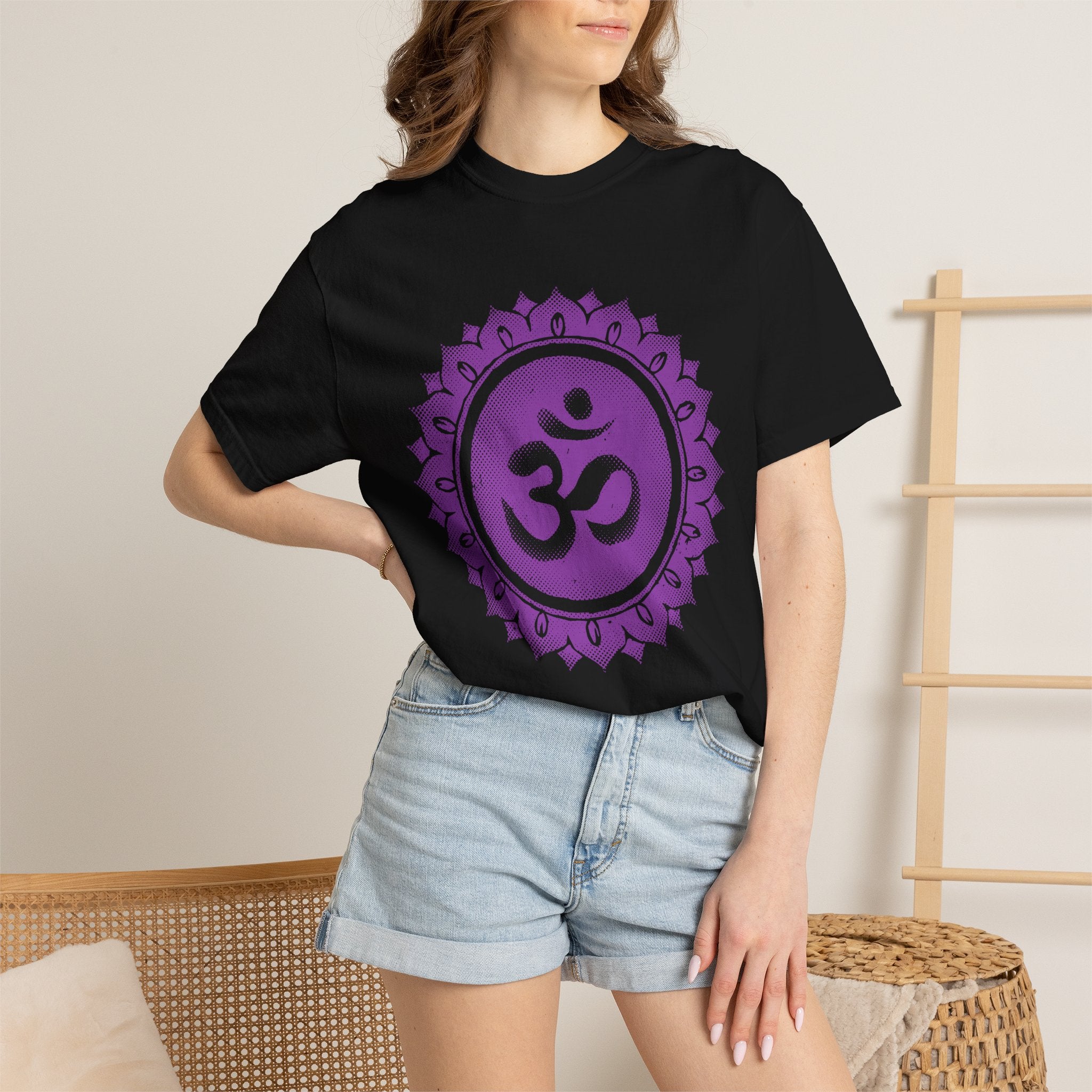 Om Sahasrara Crown Chakra Symbol Sacred Geometry Comfort Colors® Unisex T-Shirt