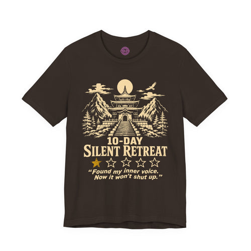 10-Day Silent Retreat One Star Review Premium Unisex T-Shirt
