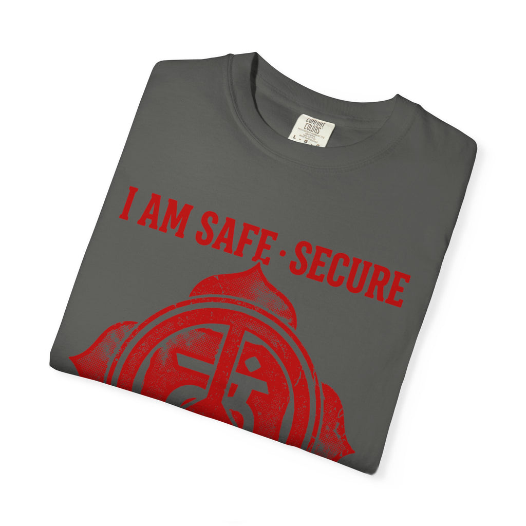 I Am Safe Secure and at Peace Root Chakra Comfort Colors® Unisex T-Shirt