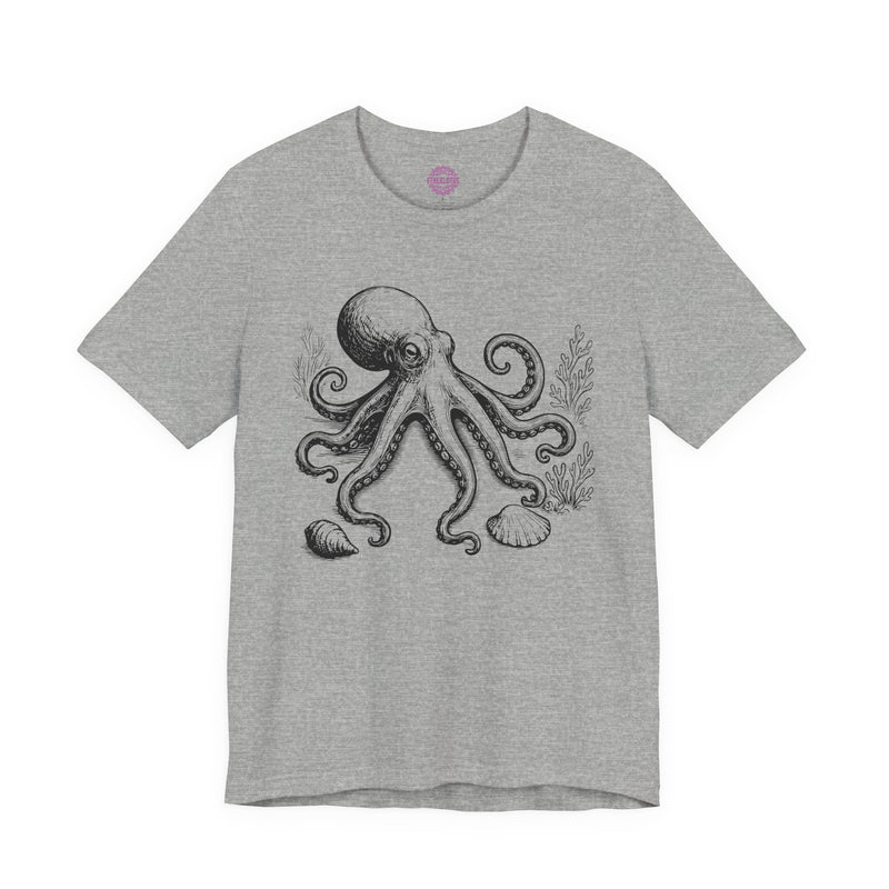 Deep Sea Octopus Wisdom Premium Unisex T-Shirt