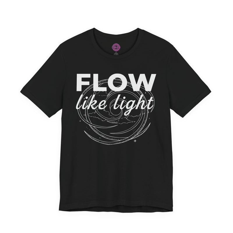 Flow Like Light Celestial Swirl Premium Unisex T-Shirt