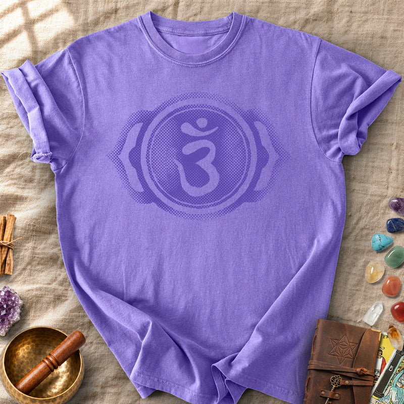 Om Ajna Third Eye Chakra Symbol Sacred Geometry Comfort Colors® Unisex T-Shirt