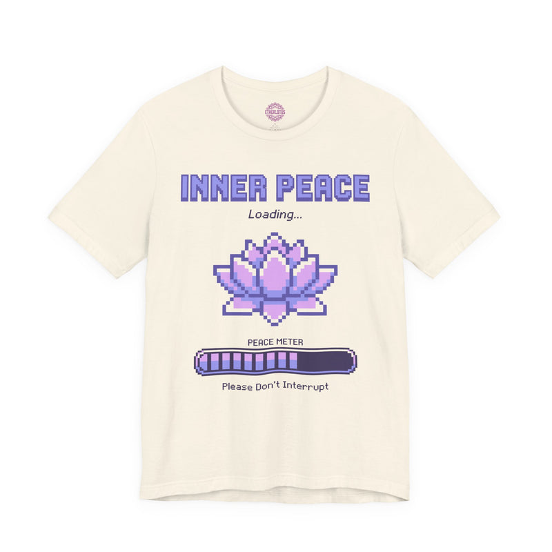 Inner Peace Loading Pixel Lotus Premium Unisex T-Shirt