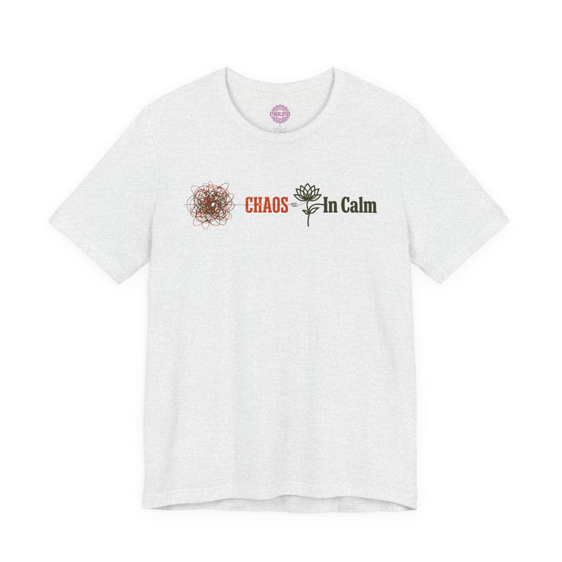 Chaos In Calm Lotus Premium Unisex T-Shirt