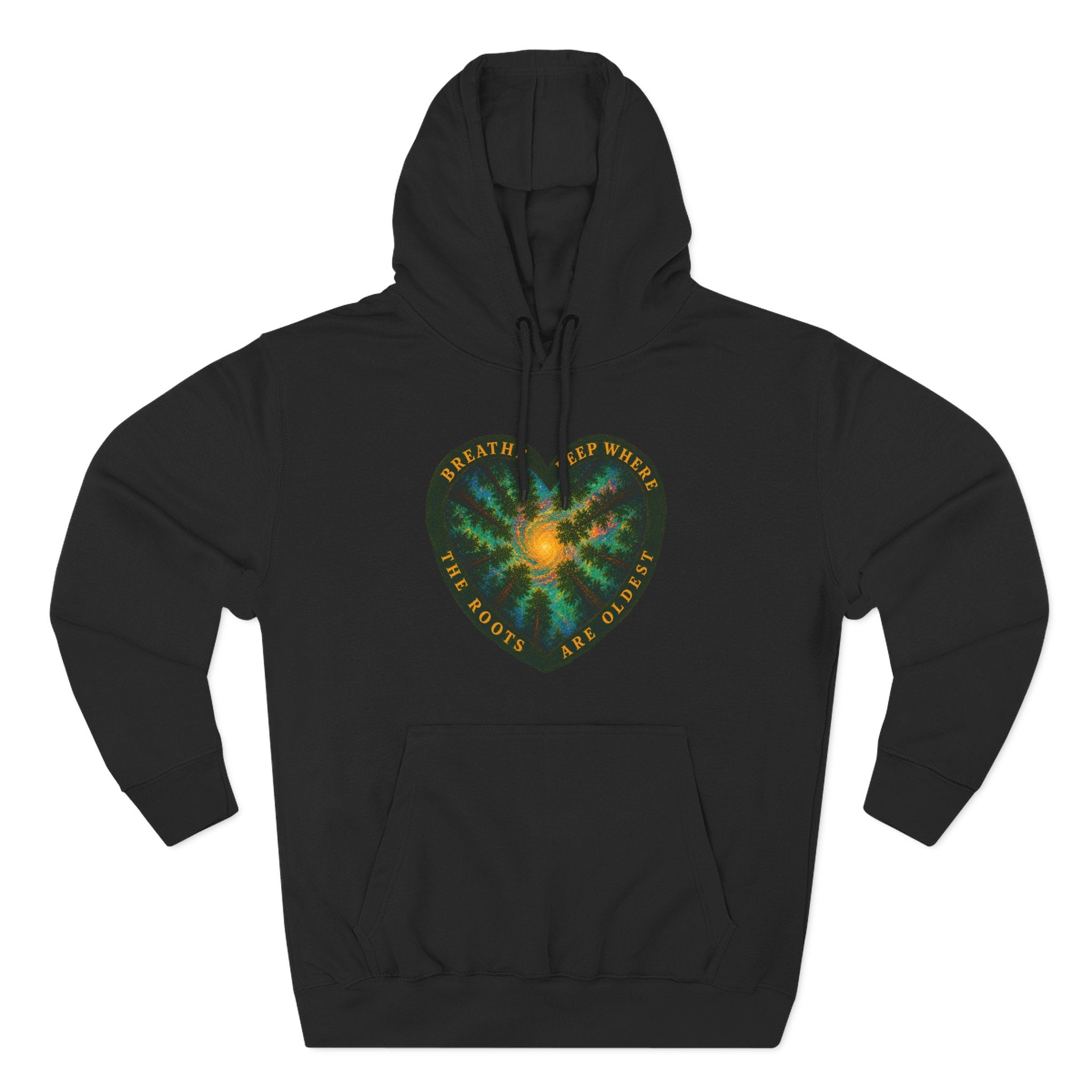Ancient Forest Heart Sacred Roots Premium Unisex Hoodie