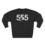 555 Angel Number Wave of Change Premium Unisex Sweatshirt