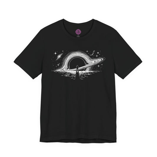 Cosmic Void Reflection Premium Unisex T-Shirt
