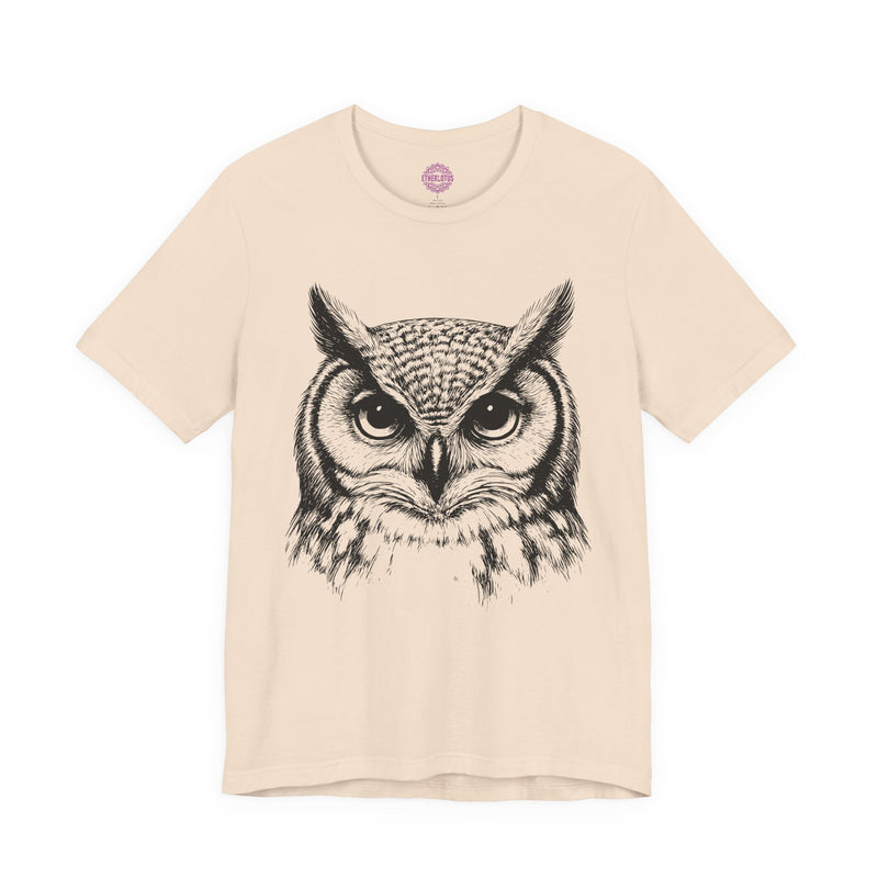 Sacred Wisdom Owl Premium Unisex T-Shirt