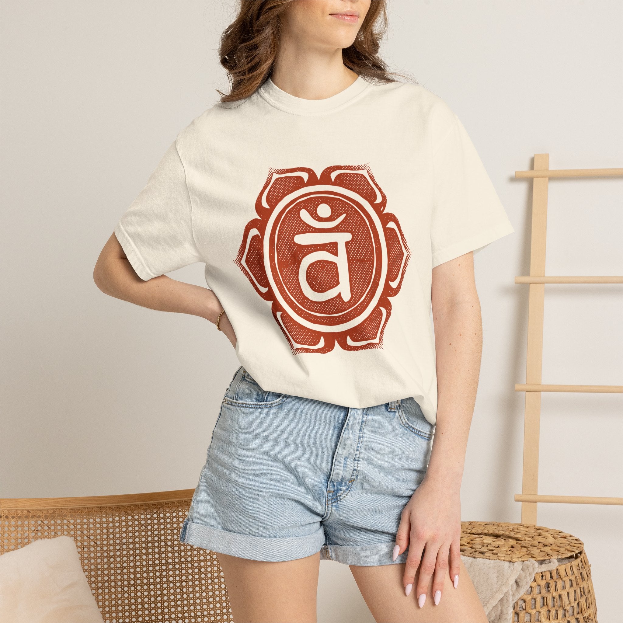 29 Vam Bija Svadhisthana Sacral Chakra Symbol Sacred Geometry Comfort Colors® Unisex T-Shirt