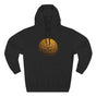 Golden Flower of Life Sphere Sacred Geometry Premium Unisex Hoodie