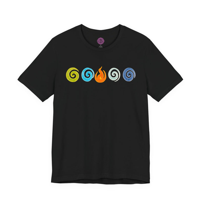 Elemental Energy Moves Through Me Premium Unisex T-Shirt