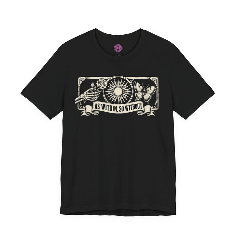 As Within So Without Dark Botanical Premium Unisex T-Shirt