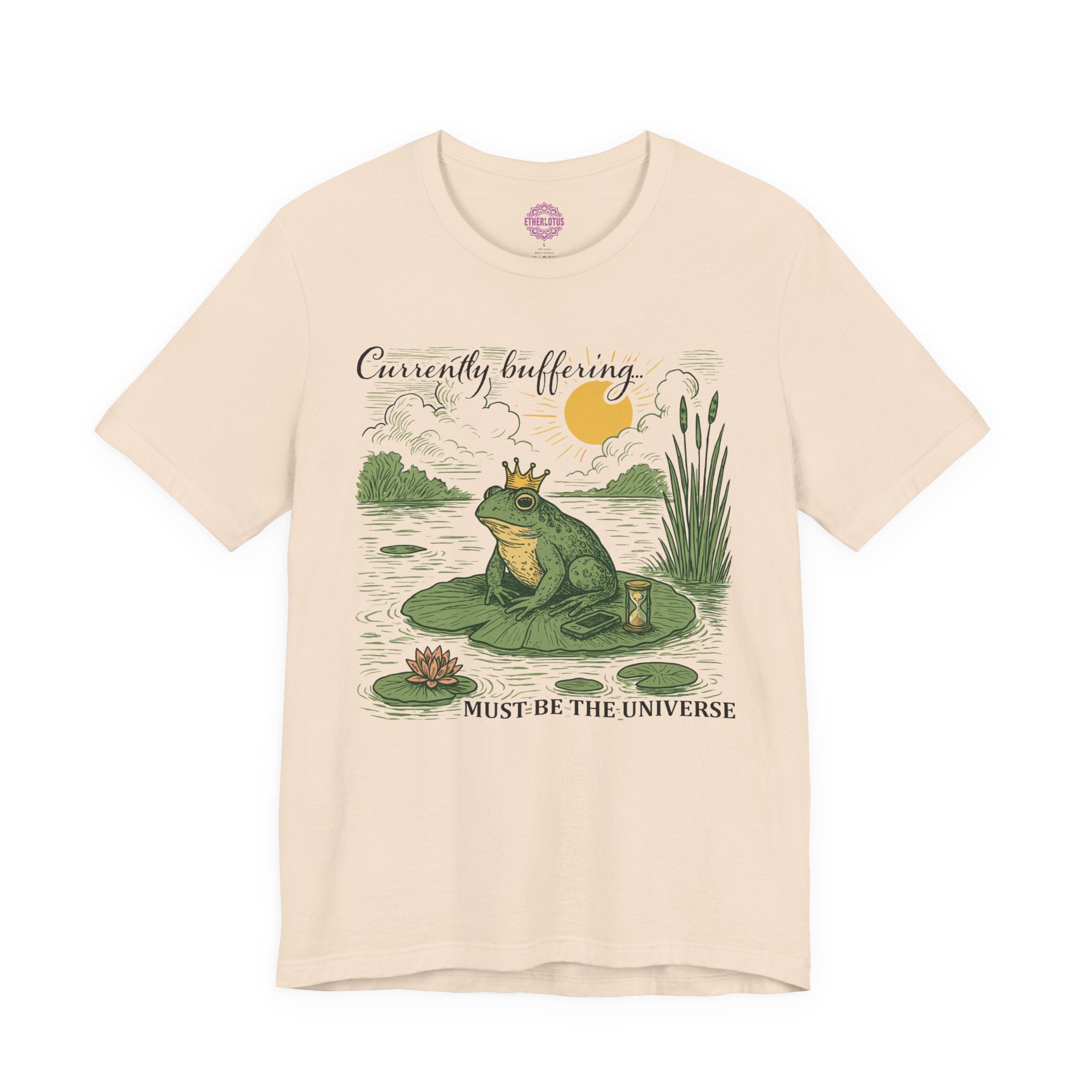 Currently Buffering Frog Prince Universe Premium Unisex T-Shirt