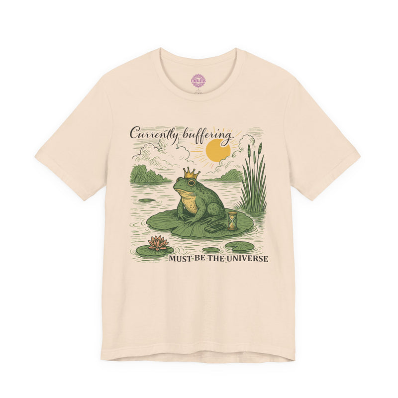 Currently Buffering Frog Prince Universe Premium Unisex T-Shirt