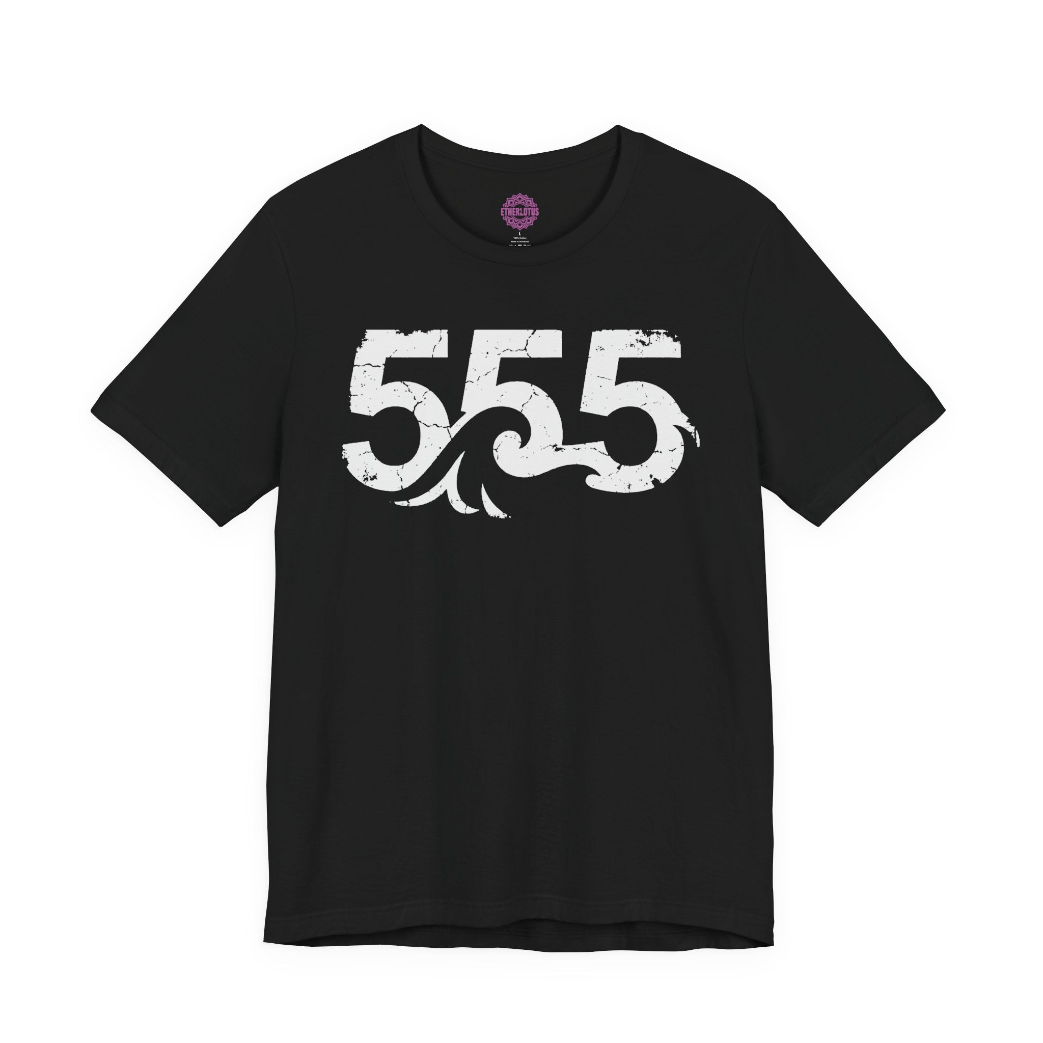555 Angel Number Wave of Change Premium Unisex T-Shirt