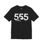 555 Angel Number Wave of Change Premium Unisex T-Shirt