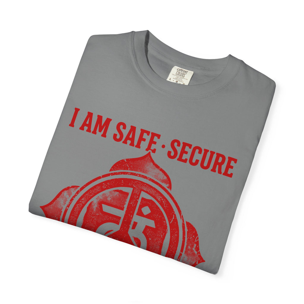I Am Safe Secure and at Peace Root Chakra Comfort Colors® Unisex T-Shirt