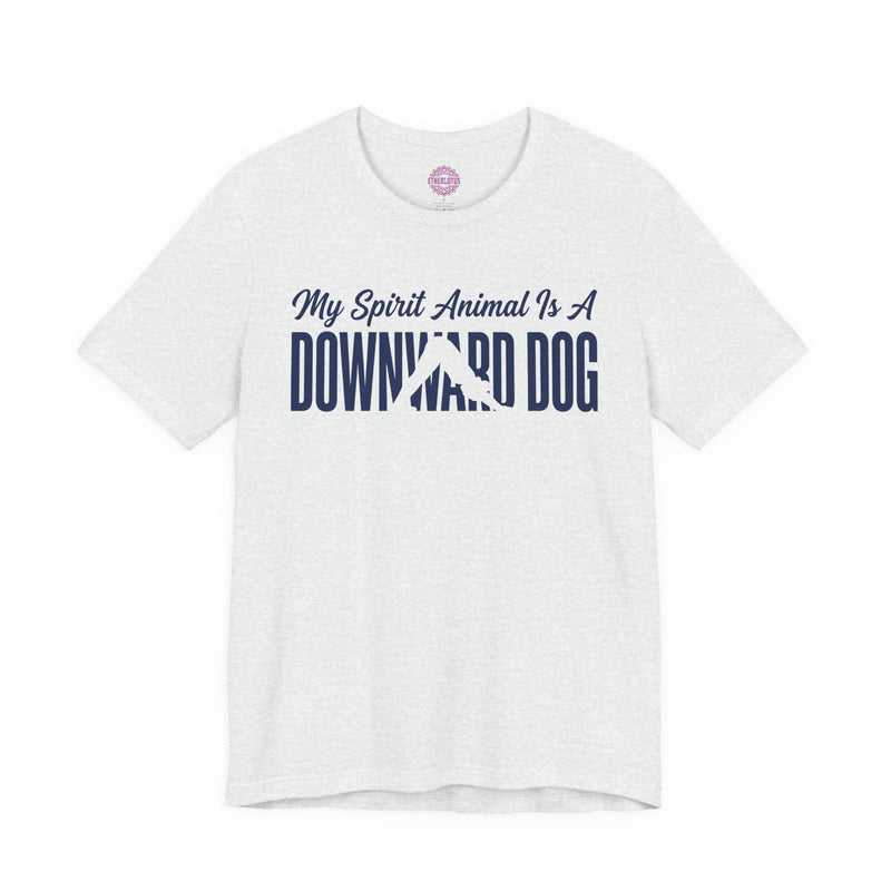 My Spirit Animal Is A Downward Dog Yoga Premium Unisex T-Shirt